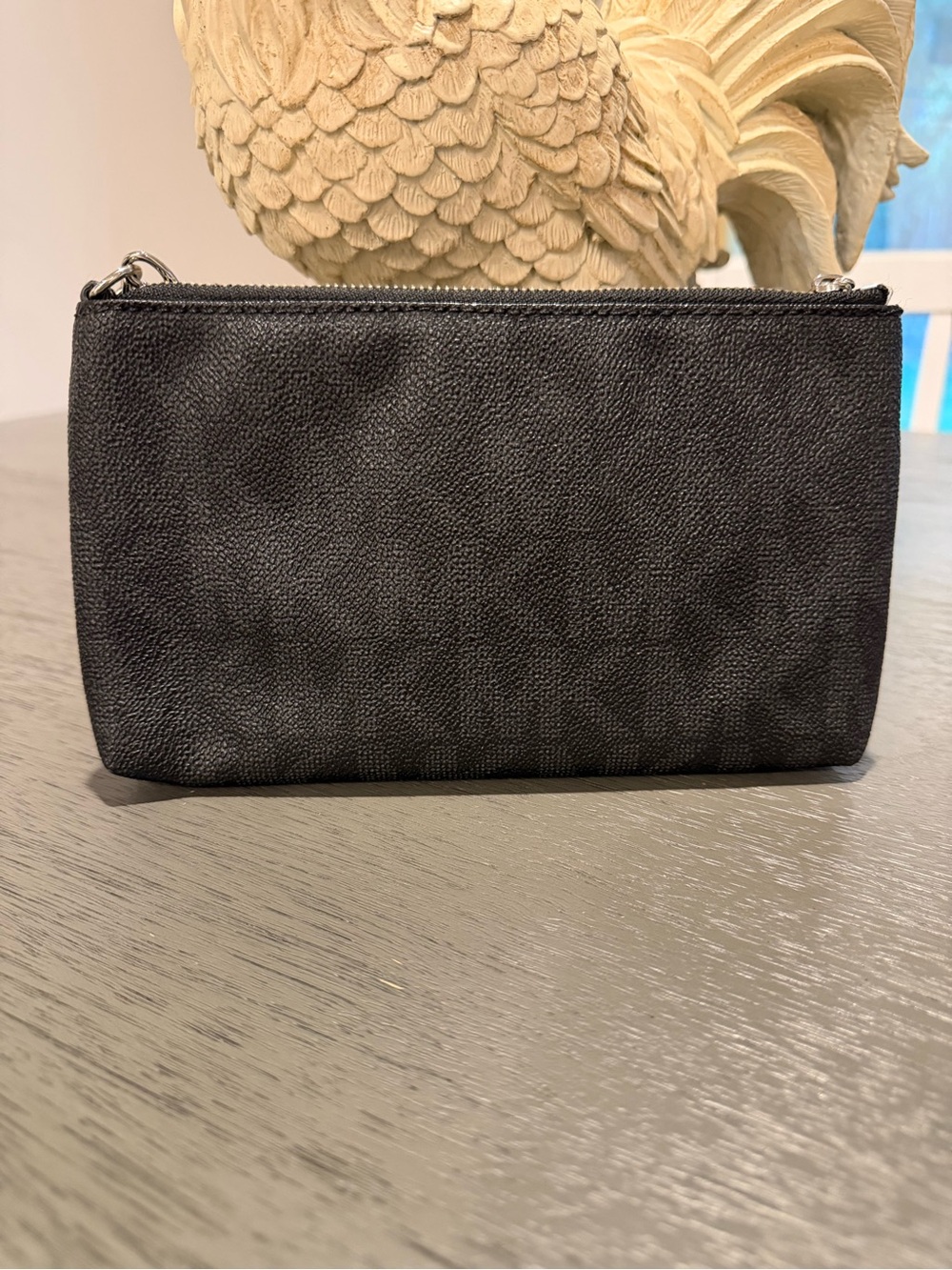 Michael Kors 2 way Black Wristlet with Silver Hardware - Picture 3 of 8